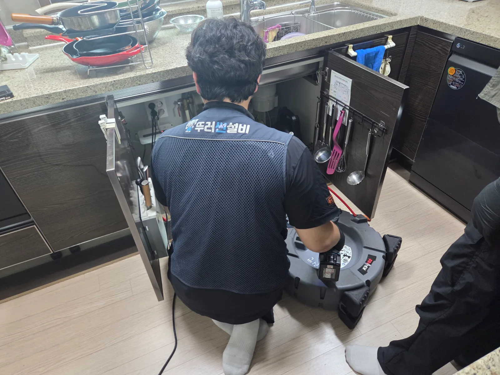 삼성우정아파트 하수구막힘 상세 사진 2